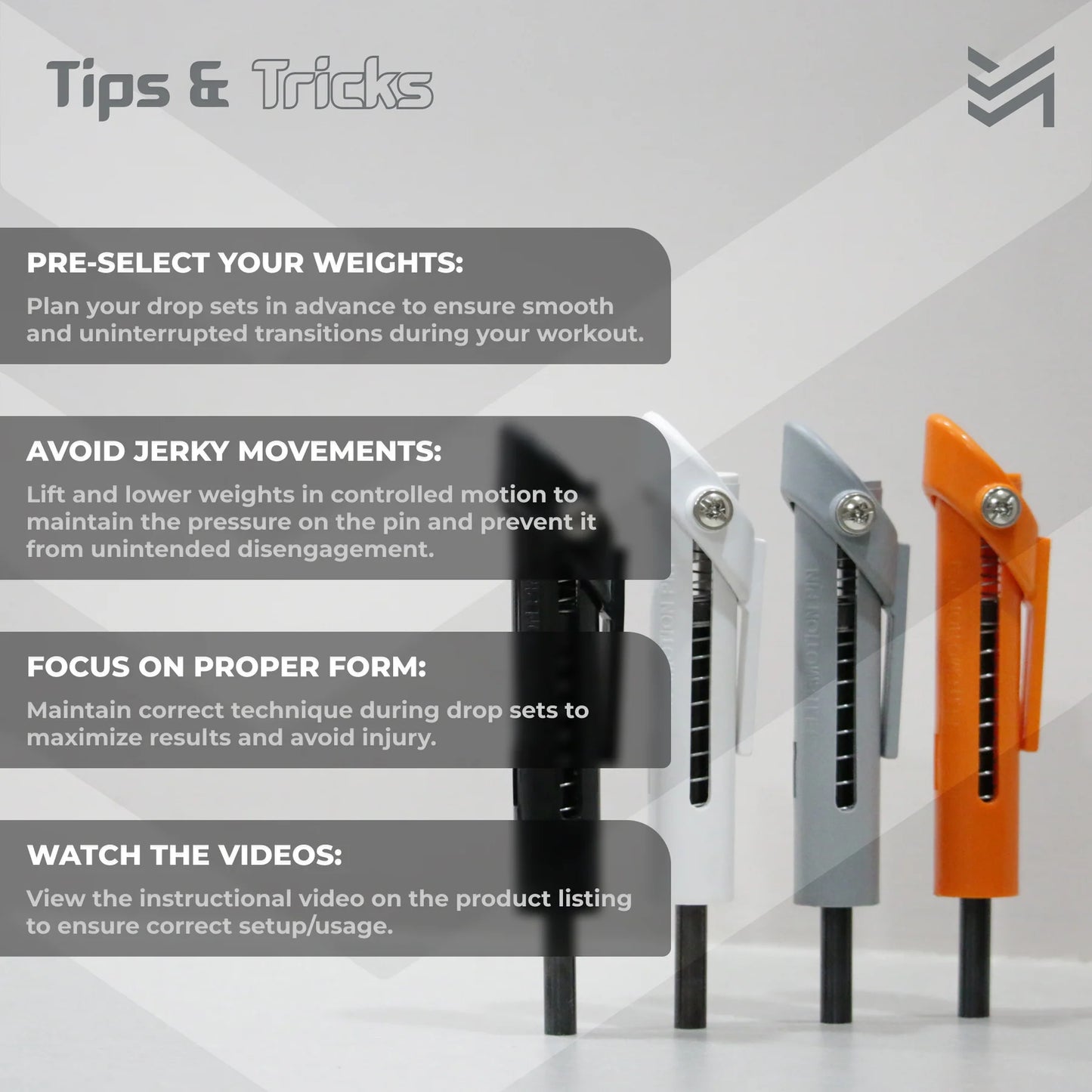 GYM Drop Set Pin